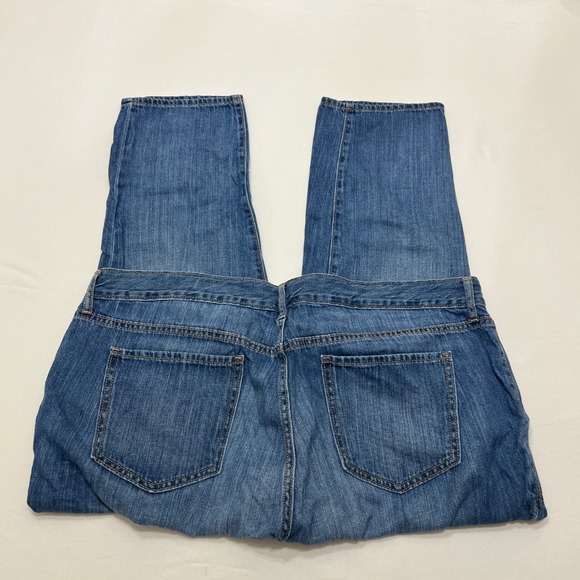 Old Navy Boyfriend Jeans Womens 18 Regular Standard Wash Blue Denim Casual - Picture 14 of 14
